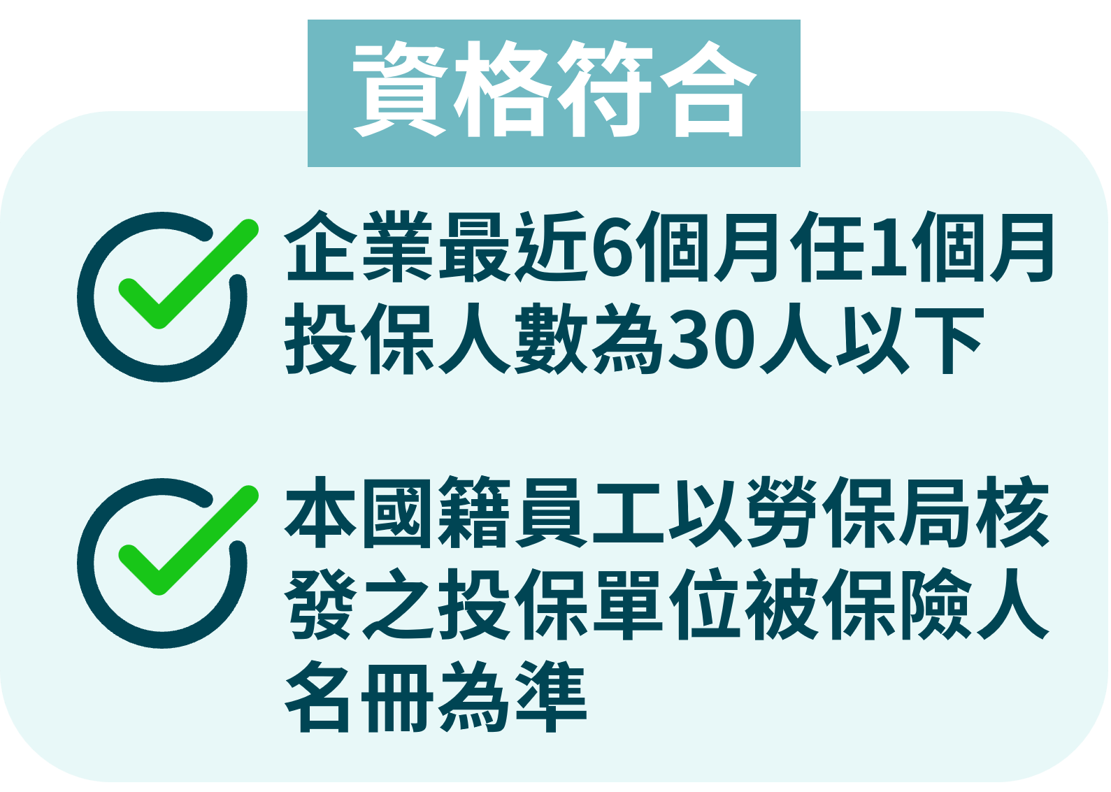 製造業：補助單位申請資格